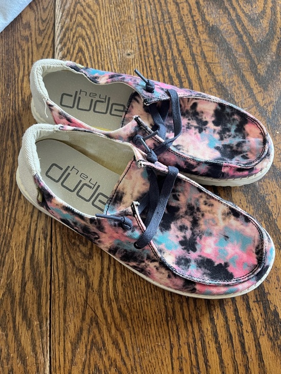 Hey Dude Shoes - Hey Dude Tie-Dye Slip-On Shoes - Pink | Blue | Black